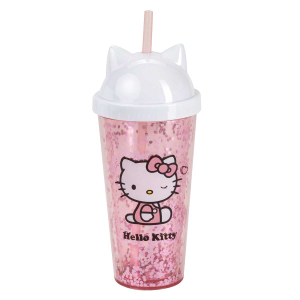 Hello Kitty - Trinkbecher - 420 ml - rosa