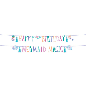 Girlande - Happy Birthday - Mermaid Magic