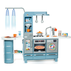 Gourmet - Spielküche mit Sound - blau/grau - mit Zubehör