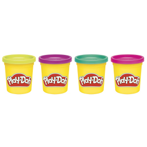 Play Doh - Kräftige Farben - 4er Pack Knete