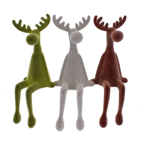 Kantenhocker - Rentier - ca. 12 x 31 cm - 1 Stück