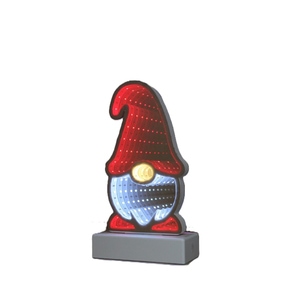 LED Leuchtwichtel mit Infinity Effekt - ca. 13 x 5,5 x 23,3 cm