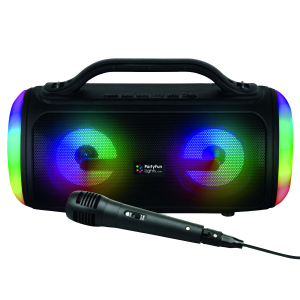 Karaoke Set - Lautsprecher mit Mikrofon - ca. 36 x 16 x 19,5 cm