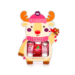Handcreme - Geschenkset - Rentier - 3 x 50 ml