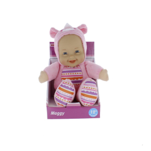 Puppe Maggy im Einhorn-Onesie - ca. 30 cm