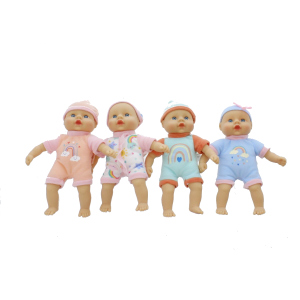 Kleine Babypuppe im Shorty - ca. 20 cm - 1 Stück