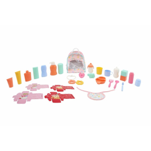 Puppen-Pflegezubehör Set - 30-teilig