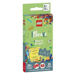 LEGO® ReCreate Karten - Ritter & Burgen -  mit LEGO-Elementen 