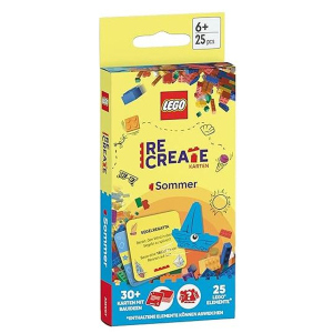 LEGO® ReCreate Karten - Sommer -  mit LEGO-Elementen 