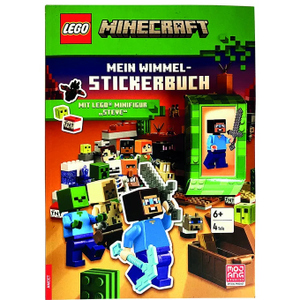 LEGO® Minecraft - Mein Wimmel-Stickerbuch - mit Minifigur Steve und vielen Stickern