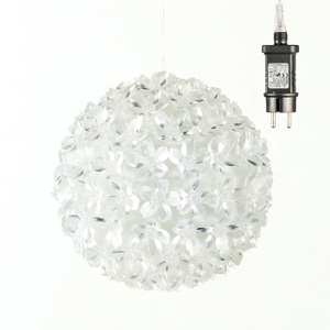 100er LED Lichterkugel - Dekohänger - warmweiß - ø ca. 15 cm