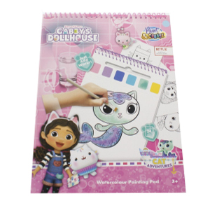 Gabby's Dollhouse - Paint & Create - Wasserfarben Malblock