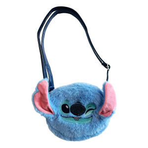 Stitch - Plüschtasche - blau/rosa