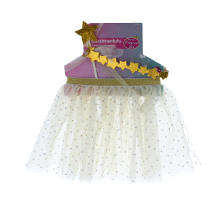 Prinzessinnentutu mit goldenen Sternen- Kinder-Einheitsgröße