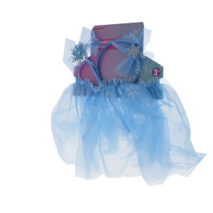 Prinzessinnentutu Schneeflocke - blau - mit Zubehör
