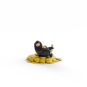 schleich® - HARRY POTTER™ - Niffler mit Gold - 14905