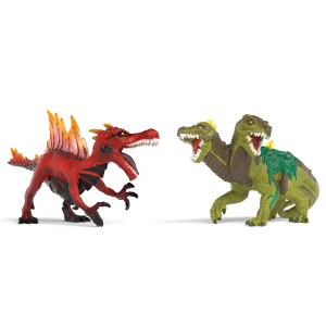 schleich® - ELDRADOR® CREATURES - Feuersaurier vs. Dschungelechse - 70834
