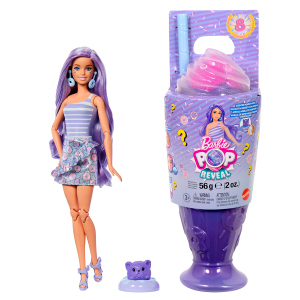 Barbie - Pop! Reveal Treats Serie - Purple Doll - Puppe