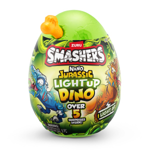 Smashers - Dino Ei - Nano Jurassic Light Up - Sammelfigur - 1 Stück
