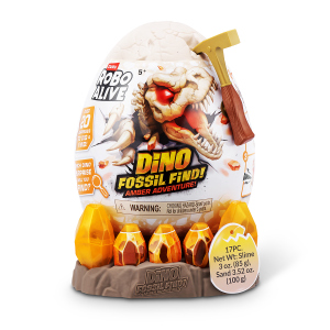 Robo Alive - Dino Fossil Ei - Amber Adventure - 1 Stück
