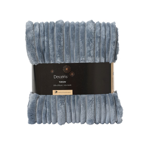 Kuscheldecke - blau - Polyester - ca. 170 x 130 cm