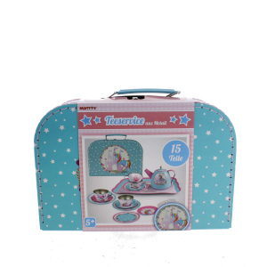 Besttoy - Einhorn Mini-Teeservice im Tragekoffer - 15-teilig