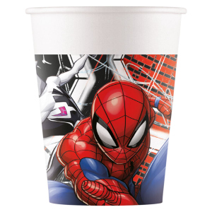 Spider-Man - 8 Pappbecher - 200 ml 