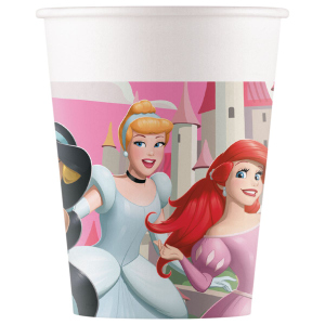 Disney Prinzessin - 8 Pappbecher - 200 ml