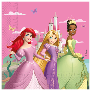 Disney Prinzessin - 20 Servietten - ca. 33 x 33 cm