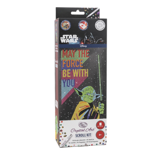 Star Wars - Crystal Art - Scroll-Kit - Yoda
