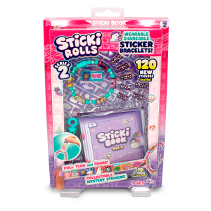 Sticki Rolls - Aufkleber-Schmuck mit Sticki-Book - inkl. 120 Sticker - Serie 2