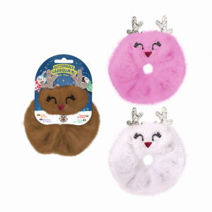 Plüsch Haargummi - Rentier - 1 Stück