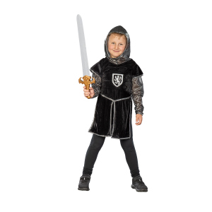 Kinderkostüm - Schwarzer Ritter - in verschiedenen Größen erhältlich