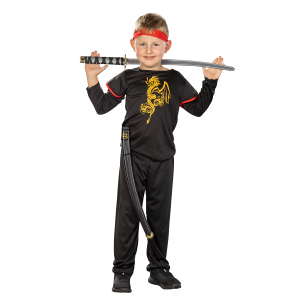 Kinderkostüm - Ninja - in verschiedenen Größen erhältlich