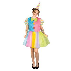 Kostüm - Clownette - in verschiedenen Größen erhältlich