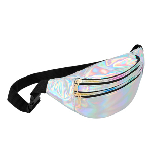 Gürteltasche Holo - silber