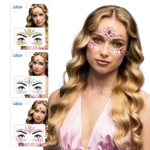 Gesichtsschmuck - Strasssteine - groß - 1 Stück