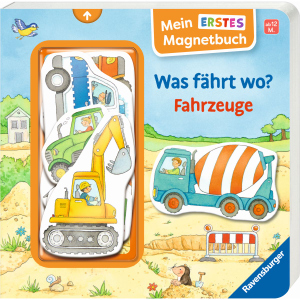 Mein erstes Magnetbuch - Was fährt wo? - Fahrzeuge