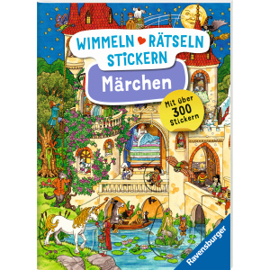 Wimmeln, Rätseln, Stickern - Märchen - Mit über 300 Stickern