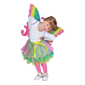 Kinderkostüm - Regenbogen-Set - Einheitsgröße