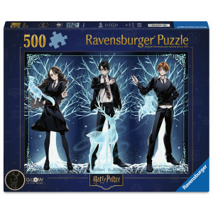 Puzzle - Harry Potter - Leuchtender Patronus - 500 Teile - Glow in the dark