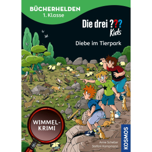 Die drei ??? Kids - Diebe im Tierpark - Wimmelkrimi - Bücherhelden - 1. Klasse