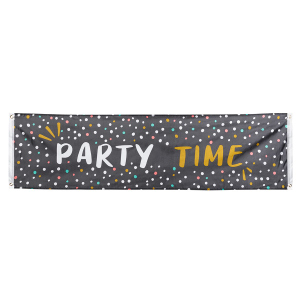 Banner - Party Time - ca. 180 x 50 cm
