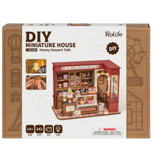 DIY - Holz Bastelset - Miniaturhaus - Konditorei