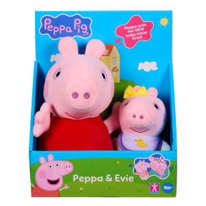 Peppa Wutz - Plüschset - Peppa & Evie