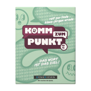 Komm zum Punkt. - Das Wort ist das Ziel! - Kartenspiel
