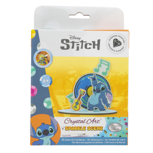 Disney Stitch - Crystal Art - Steckfigur Stitch Musik 