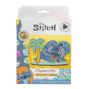 Disney Stitch - Crystal Art - Steckfigur Stitch Surfen