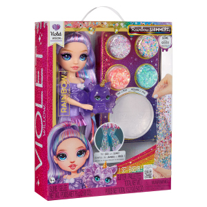 Rainbow High - Rainbow Shimmers mit Slime - Modepuppe Violet