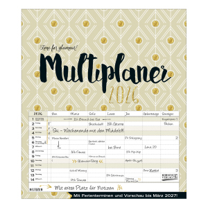 Multiplaner - Time for glamour - 2026